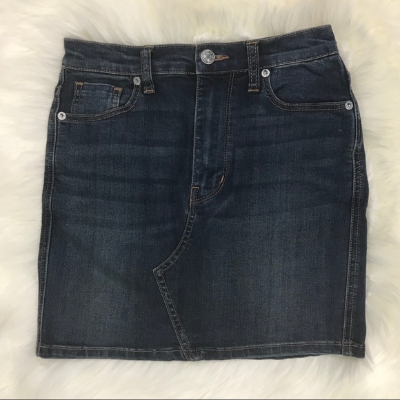 NWT FREE PEOPLE SHORT DENIM SKIRT SIZE 24 - Picture 4 of 9